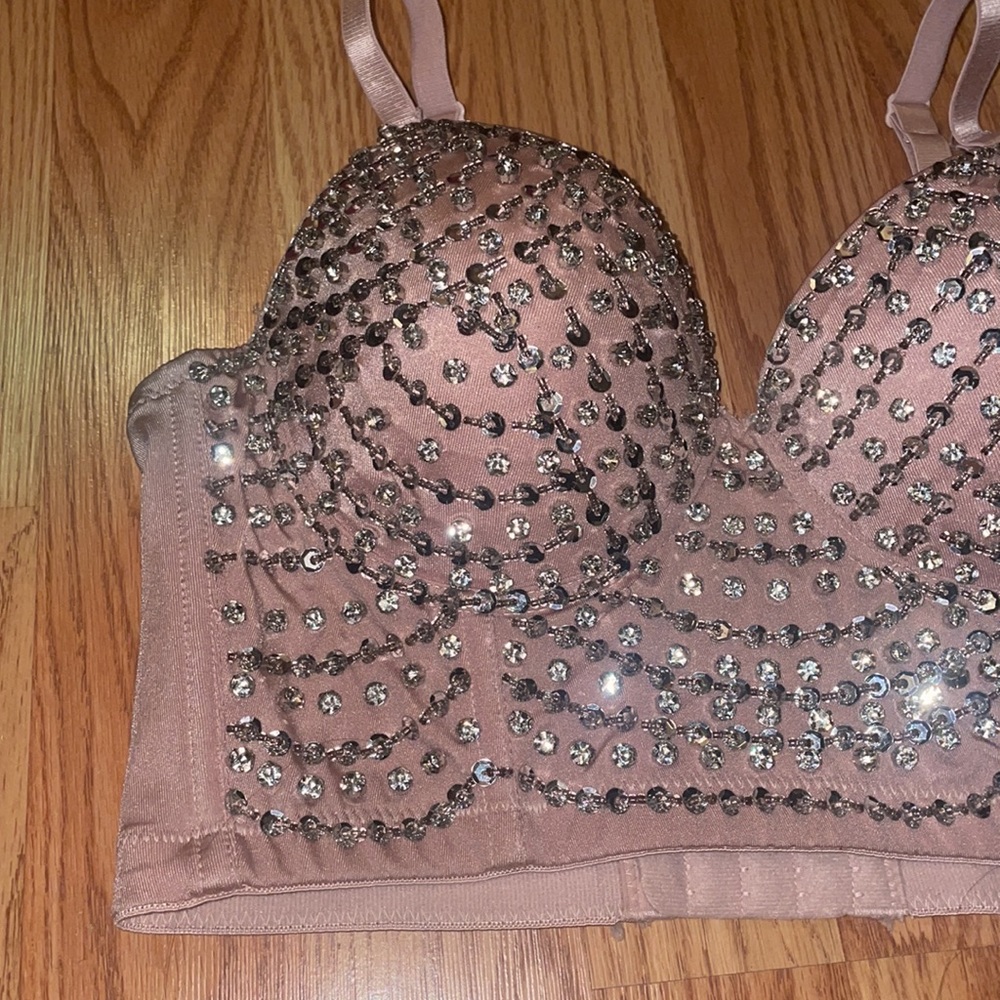 Windsor Beaded Crop Top - Picture 3 of 6